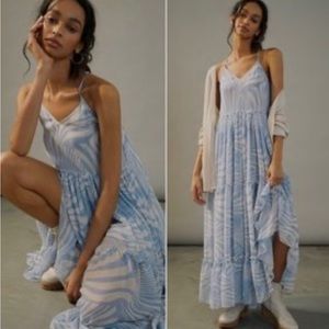 MISA Kalita Dress Light Blue Size Small